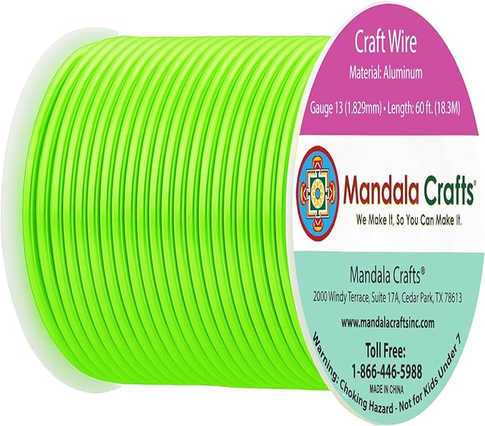 Mandala Crafts 13 Gauge Anodized Aluminum Craft Wire - Image 2