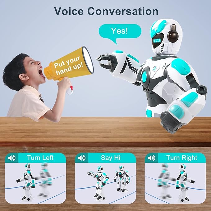 RC Robot Toy for Kids Remote Control Robot Toy, Smart Gesture Sensing - Image 4