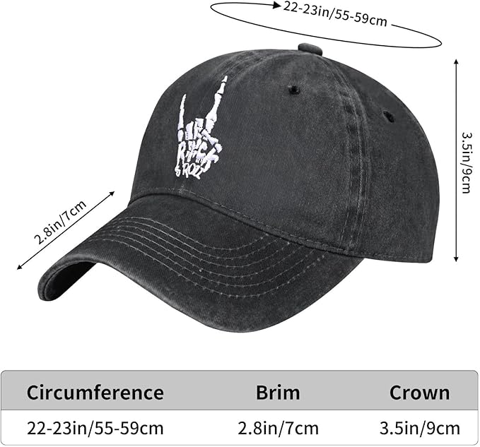 Embroidered Baseball Cap for Women Men Vintage Adjustable Washed Distressed Denim Baseball Hat