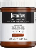 Liquitex Professional Heavy Body Acrylic Paint, 16-oz Pot, Burnt Sienna by Liquitex