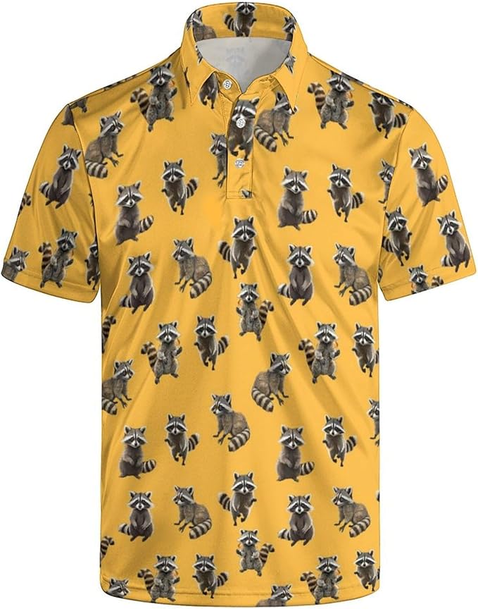 Mens Golf Shirts Golf Polo Shirts for Men Short Sleeve Polo Shirts Golf Gifts
