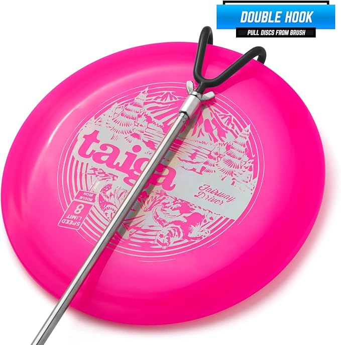 Disc Golf Retriever Pole Telescoping Disc Golf Accessories Grabber 16 inches to 16ft