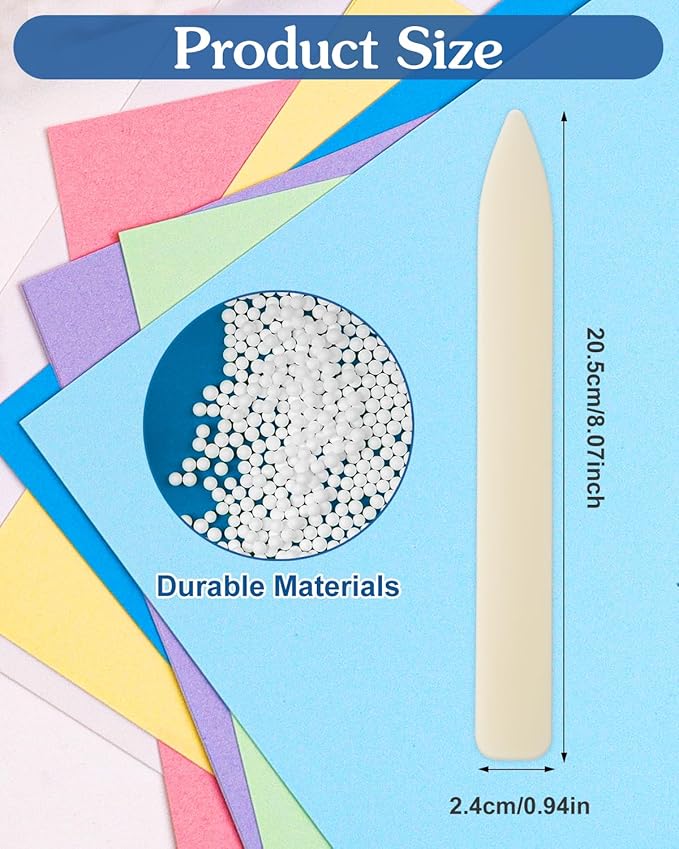 UCEC 20 Pack Premium Bone Folder Tool, Plastic Bone Folder Crafts Scoring - Image 2
