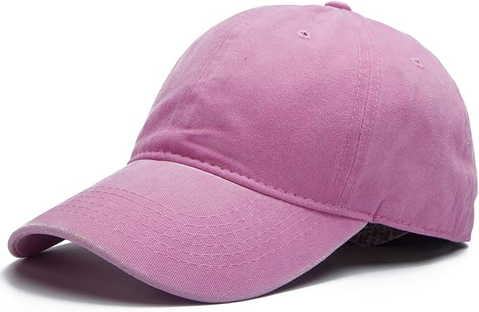 Edoneery Men Women Baseball Cap-Low Profile Adjustable Washed Cotton Golf Dad Hat