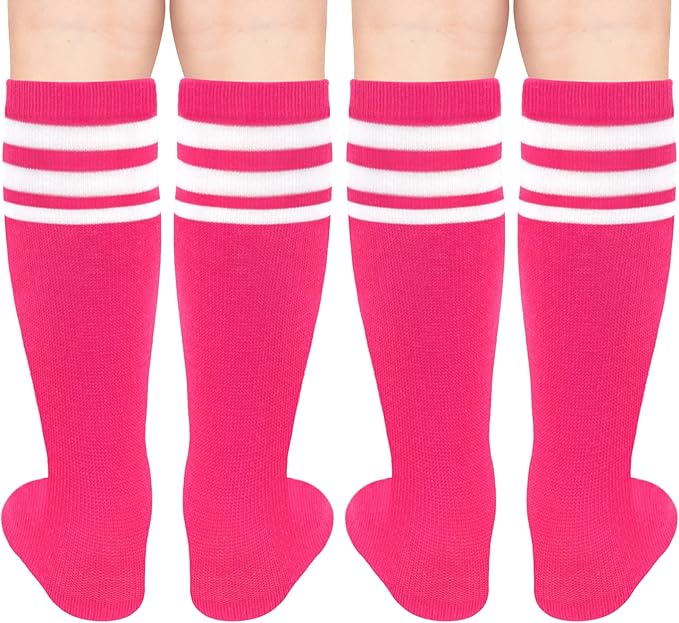Olreco Toddler Soccer Socks Kids Baseball Socks Youth Softball Sock for Girls Boys Football Sock Boys Athletic Accessories