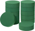 12 Pieces Round Floral Foam Wet Green Flower Foam DIY Flower Arrangement Kit by Maitys