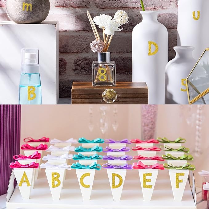 TaoBary 544 Pcs 2 Inch 16 Sheets Large Letter Stickers, Upper and Lower Case - Image 8