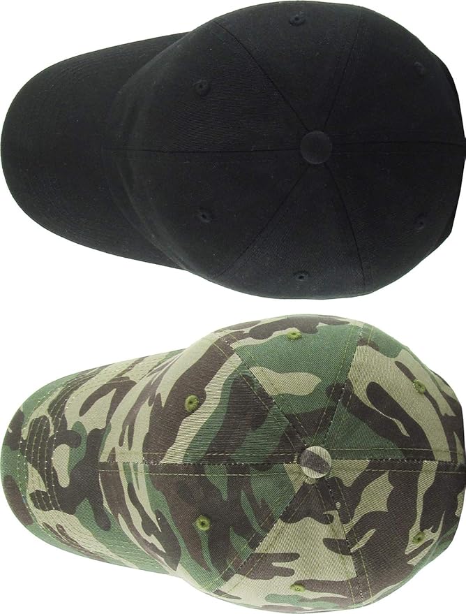 KBETHOS Classic Unisex Cotton Adjustable Low Crown Baseball Cap – Plain Dad Hat