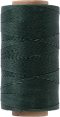 Round Waxed Polyester Thread 0.55mm, 440 Yards, Dark Green, Stiff 3 Ply Leather by Wearecommittedtohelpingpeoplecreatebeautifuluniqueandpersonalizedhandcraftedcreations