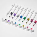 ROSYMENG 9 Metallic Color Acrylic Paint Pens, Quick-Drying Waterproof Acrylic by Unknown