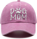Waldeal Women's Embroidered Dog Mom Hat Adjustable Denim Baseball Cap