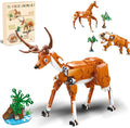 Creator 3 in 1 Building Set, Rebuilds into 3 Different Safari Animal Figures- by Movstone