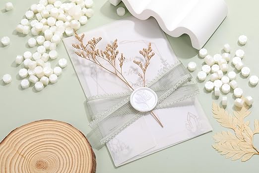 Yoption 360Pcs Peal White Sealing Wax Beads - Image 4