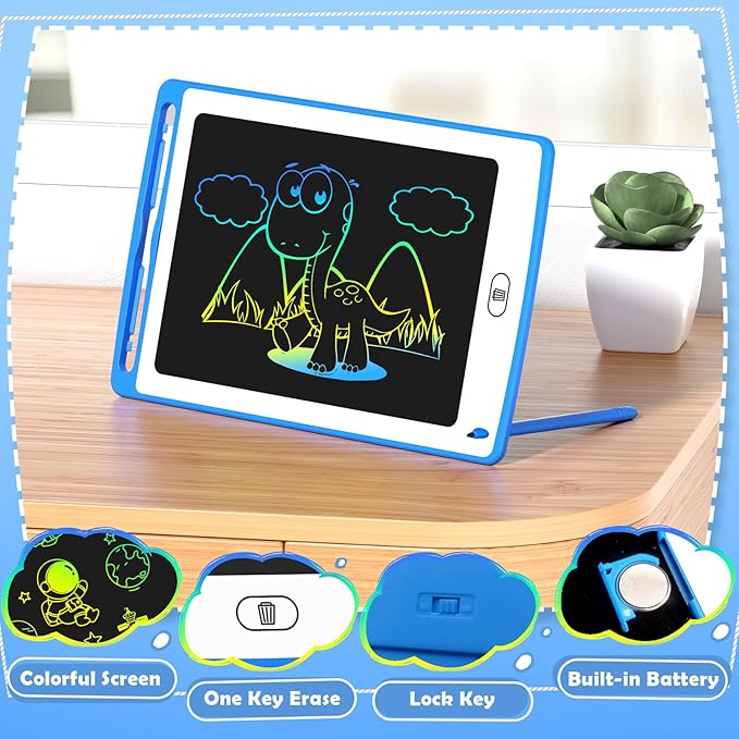 LCD Writing Tablet for Kids, 8.5 Inch Colorful Doodle Board Drawing Tablet - Image 3