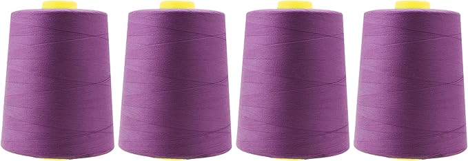 Mandala Crafts 4 Pack of Serger Threads Cones Spools by MandalaCrafts
