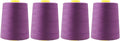 Mandala Crafts 4 Pack of Serger Threads Cones Spools by MandalaCrafts
