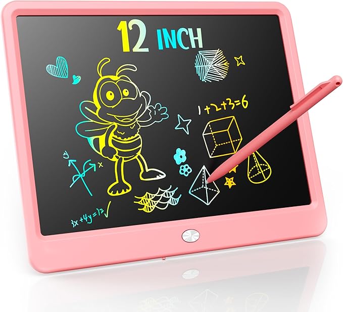 KOKODI LCD Writing Tablet, 12 Inch Colorful Toddler Doodle Board Drawing Tablet by WhereKidsLearnThroughPlay