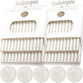 52pcs Pearl White Sealing Wax Sticks by Andotopee