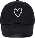 American Trends Womens Baseball Caps Cute Heart Dad Hat, Adjustable Cotton Unisex Cap for Workout, Golf & Everyday Wear