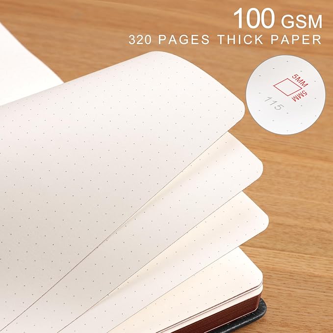 AHGXG Thick Journal Dotted Notebook - Image 6