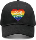 Gay Pride Rainbow Trucker Hat for Men and Women LGBT Embroidered Adjustable Washable LGBTQ Baseball Cap Gifts