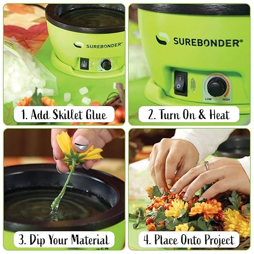 Surebonder 803 Electric Hot Glue Skillet, Adjustable Temperature 225-400°F - Image 2
