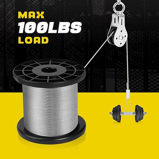 316 Stainless Steel Cable, 200FT 1/32IN Wire Rope 7 * 7 Strand - Image 5