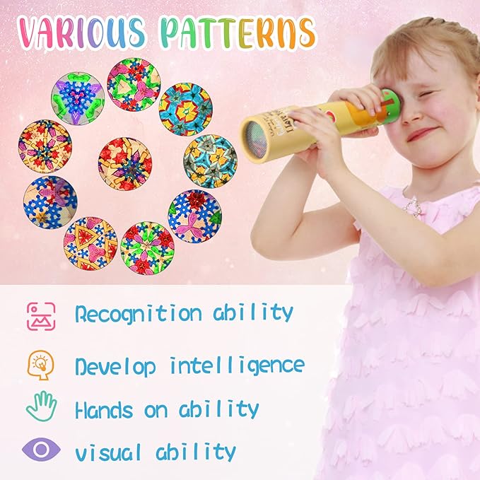 Chivao 20 Pcs Classic Kaleidoscopes Educational Toys - Image 3