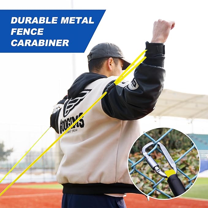 SunNordik Resistance Bands for Pitchers, Baseball & Softball Training Equipment for Improving Arm Strength & Pitching Training, Baseball Pitching Bands for All Skill Levels