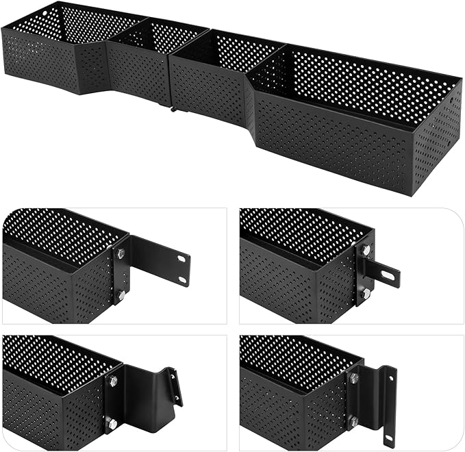 JY PERFORMANCE Golf Cart Front Inner Basket Compatible with EZGO TXT & RXV, Club Car DS & Precedent Golf Cart Storage Tray