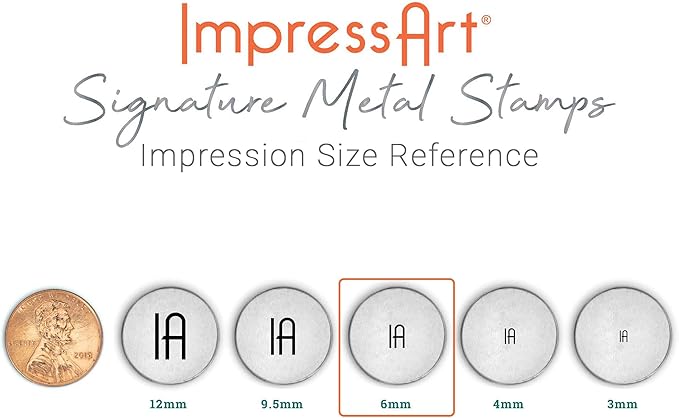 ImpressArt - Song Bird Signature Metal Design Stamp - Image 3