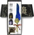 Feather Pen and Ink Set, quill pen ink set, Antique Calligraphy Pen by TIANREN