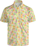 Mens Golf Shirts Golf Polo Shirts for Men Short Sleeve Polo Shirts Golf Gifts