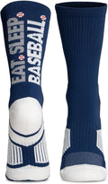 ChalkTalkSPORTS Baseball Performance Crew Socks - Boston Socks - Youth & Adult - Baseball Mid-Calf Socks