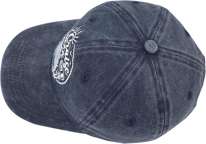 Cruise Mode On Baseball Caps for Men Women, Adjustable Embroidered Cotton Outdoor Hats