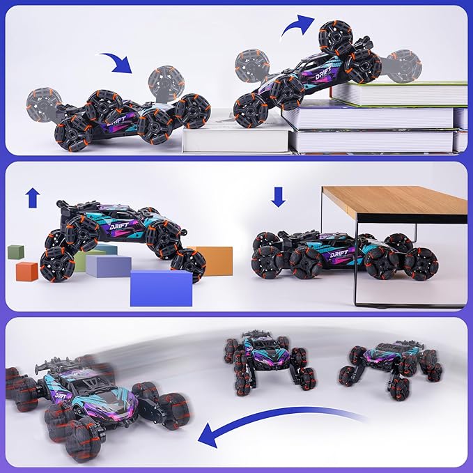 Cool 8 Wheels Hand Controlled RC Stunt Car Toys, Xmas Gifts and Birthday - Image 4