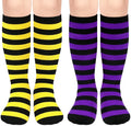 Sarfel Kids Soccer Socks Toddler Soccer Socks Girls Boys Soccer Socks Kids Tube Socks with Stripes Toddler Knee High Socks