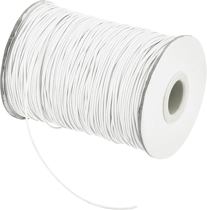 MECCANIXITY Waxed Cord 1mm Waxed Polyester Cord 175 Yard Wax String by MECCANIXITY