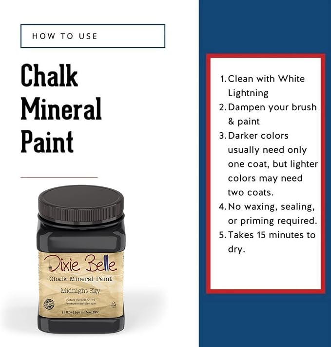 Dixie Belle Paint Company Chalk Finish Furniture Paint - Image 3
