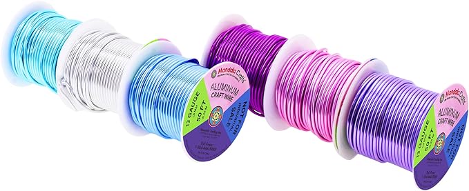 Mandala Crafts 13 Gauge Anodized Aluminum Craft Wire - Image 2