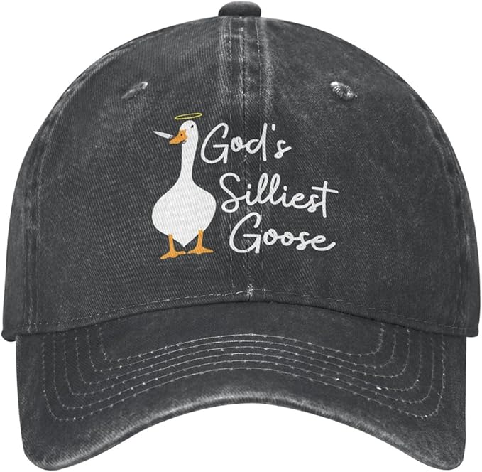 Funny Goose Hat Silly Goose On The Loose Hat Men Baseball Hats Funny Cap