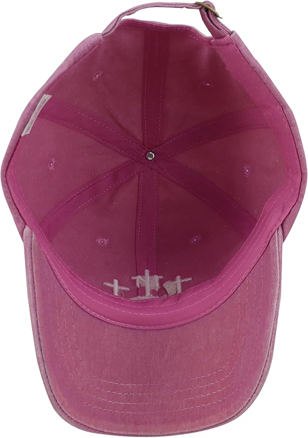 Crosses GiftsHat for Women Men, Adjustable Embroidered Religious Baseball Cap