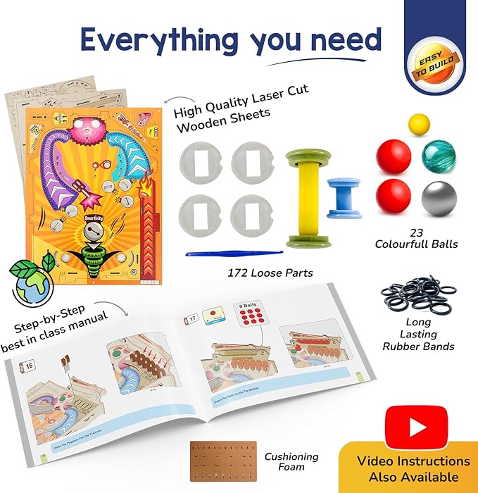 Smartivity DIY Pinball Machine Toy - Image 5