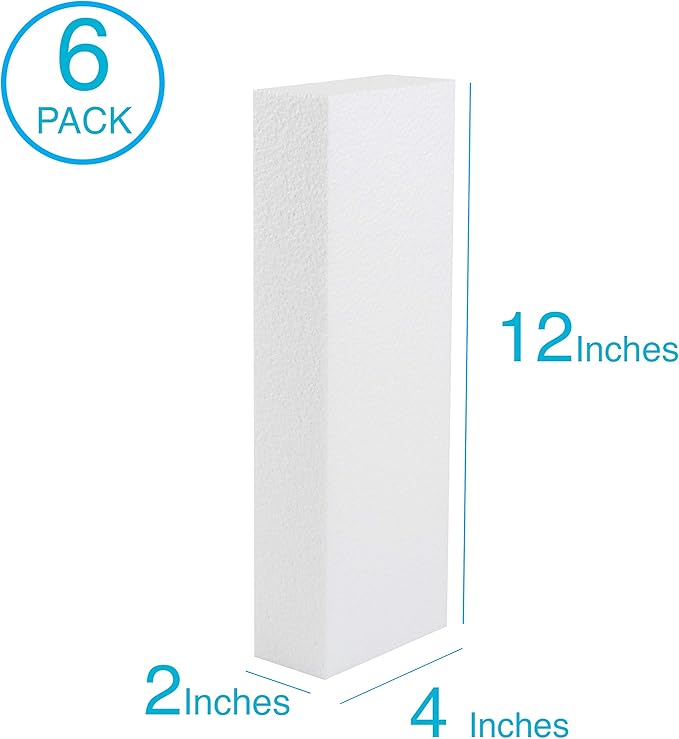 Silverlake 4x12x2 Craft Foam for Styrofoam Block Projects - Image 3