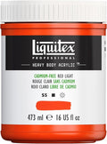 Liquitex Professional Heavy Body Acrylic Paint, 16-oz Pot, Cadmium Free Red by Liquitex