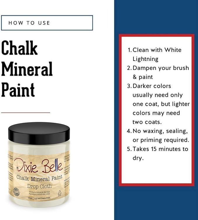 Dixie Belle Paint Company Chalk Finish Furniture Paint - Image 3