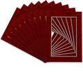 Poster Palooza Pack of Ten 8x10 Mats Bevel Cut by Poster+Palooza