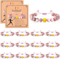 12 Set Sport Adjustable Beaded Bracelets Gifts Football Softball Soccer Volleyball Golf Basketball Hockey Bracelets for Women Men Adjustable Beaded Accessories
