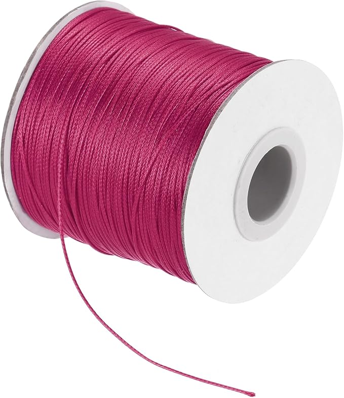 MECCANIXITY Waxed Cord 0.5mm Waxed Polyester Cord 175 Yard Wax String by MECCANIXITY