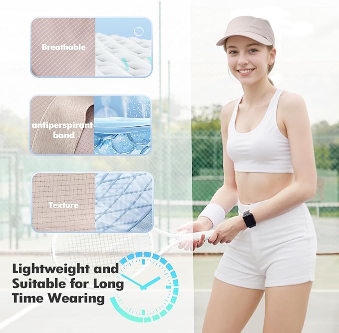 Sukeen Lightweight Sun Hat for Women Men,Quick Drying Baseball Cap UPF50+ Running Hats Foldable Sport Cap for Outdoor Daily